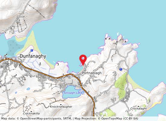 Portnablagh on the map