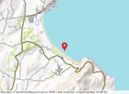 Portsalon on the map