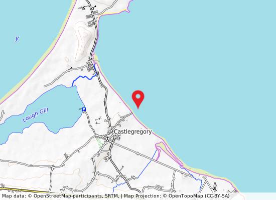 Castlegregory on the map