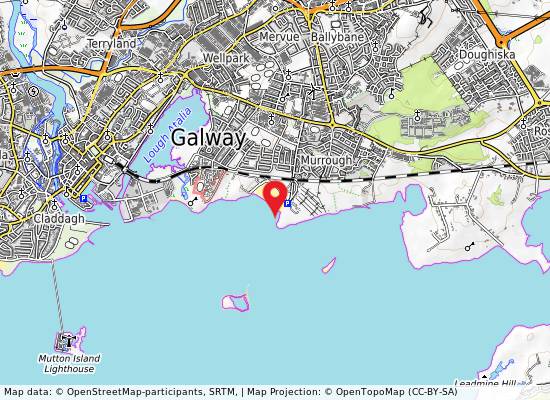 Ballyloughane Beach on the map