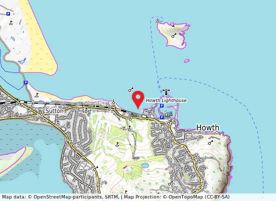 Claremont Beach on the map