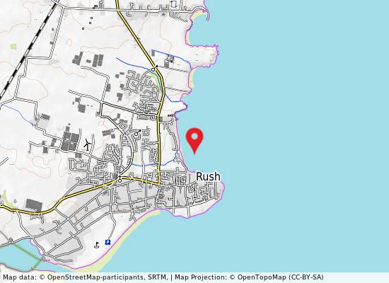 Rush North Beach on the map