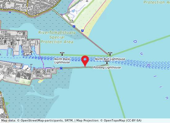 Half Moon on the map