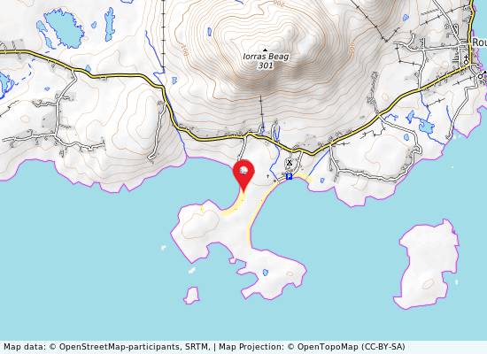 Dog's Bay, Roundstone on the map
