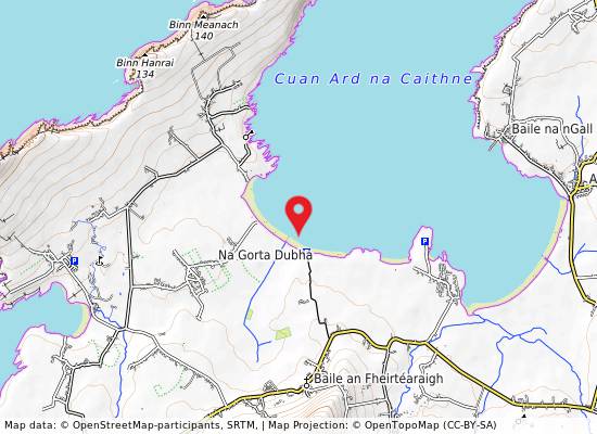 Béal Bán on the map