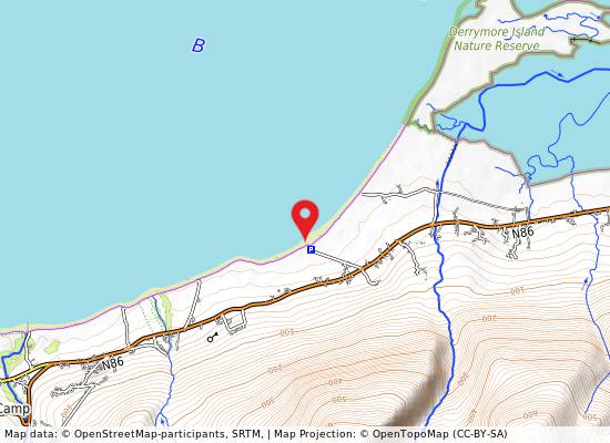 Derrymore on the map