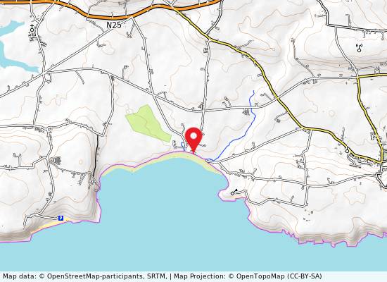 Whiting Bay on the map