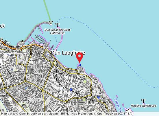 Forty Foot Bathing Place on the map