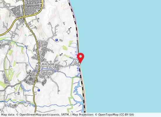 Kilcoole Beach on the map
