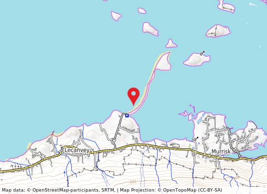 Bertra Beach, Murrisk on the map