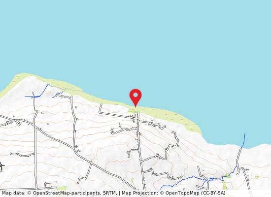 Littor beach on the map