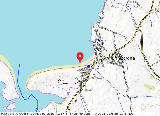 Enniscrone Beach on the map