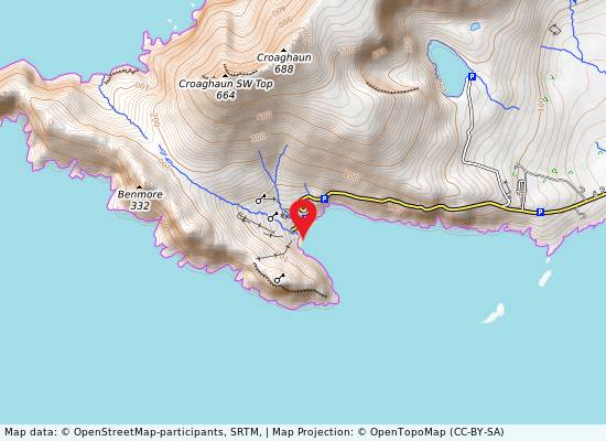 Keem Beach, Achill Island on the map
