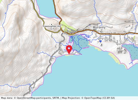 Mulranny Beach on the map