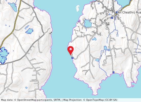 Trá an Dóilín, An Ceathrú Rua on the map