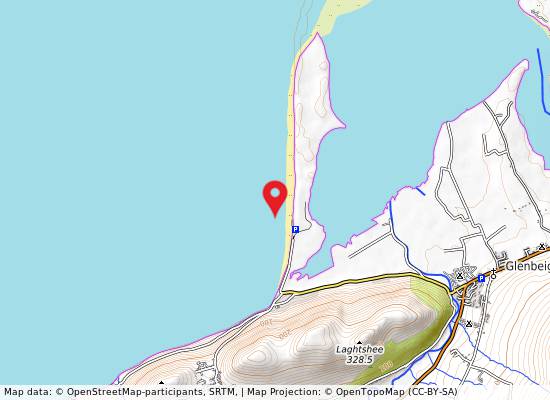 Rossbeigh, White Strand on the map