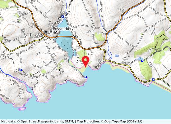 Warren, Cregane Strand on the map