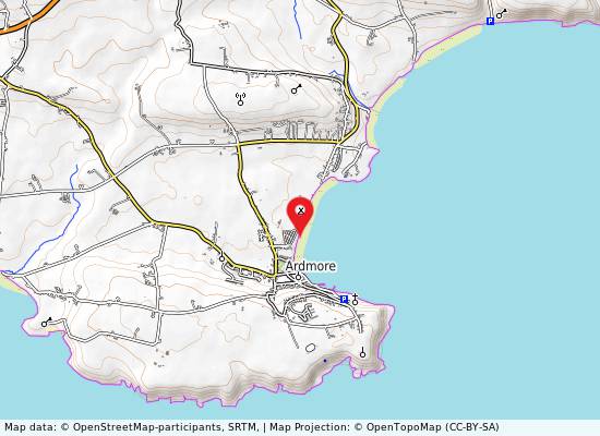 Ardmore Beach on the map