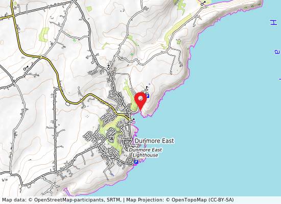 Counsellors' Strand, Dunmore East on the map