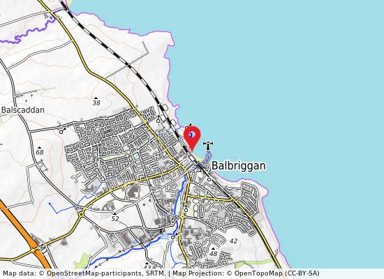 Balbriggan, Front Strand Beach on the map