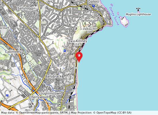 Killiney on the map