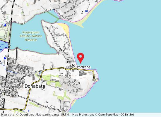 Portrane, the Brook Beach on the map